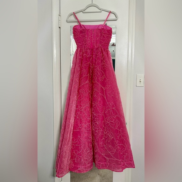 Aje Evangeline Cornelli Maxi Dress in Protea Pink, size 4 AUS (0 US) - Picture 5 of 11